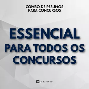 Imagem de capa para o Ebook Combo de Resumos essenciais - Kit de sobrevivência para concursos da coleção Rezumindo
