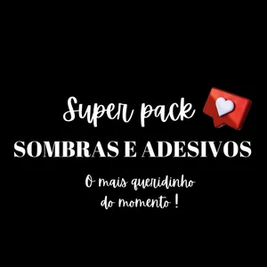 Super pack de Sombras e Adesivos