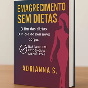 Imagem de capa para o Ebook Emagrecimento sem Dietas. 