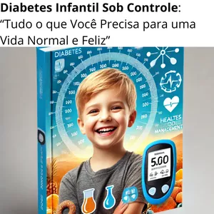 Imagem de capa para o Ebook Diabetes Infantil Sob Controle: "Tudo o que Você Precisa para uma Vida Normal e Feliz"