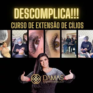 Imagem de capa para o Curso online DESCOMPLICA!!! Curso de extensão de cílios.
