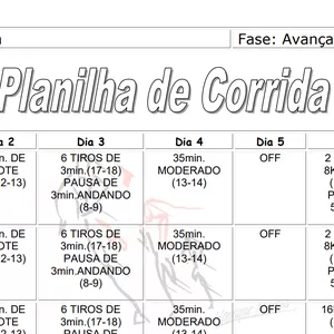 Imagem de capa para o Curso online Planilha 21km para avançados com duração de 6 meses