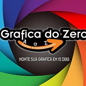 Imagem de capa para o Curso online GRÁFICA DO ZERO A á Z -  MONTE SUA GRÁFICA EM 15 DIAS