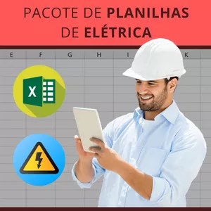 Pacote de planilhas de Elétrica por Gooru Soluções Digitais