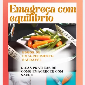 Imagem de capa para o Ebook Emagrecer saudável E-book 