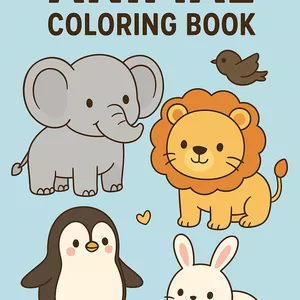 Cover image for Ebook My First Animal Coloring Book – Fun Pages for Kids!
