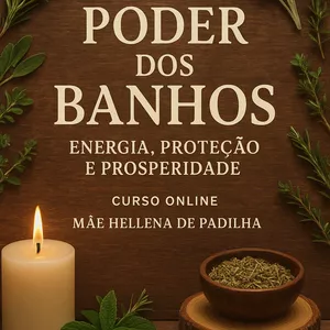 Imagem de capa para o Curso online Descubra o Poder dos Banhos Espirituais 