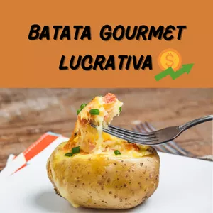 Imagem de capa para o Ebook Curso Batata gourmet lucrativa