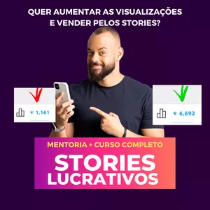 Imagem do curso Curso de Stories | Aumente visualizações e vendas