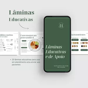 Imagem de capa para o Ebook 27 Lâminas Educativas para atendimento nutricional