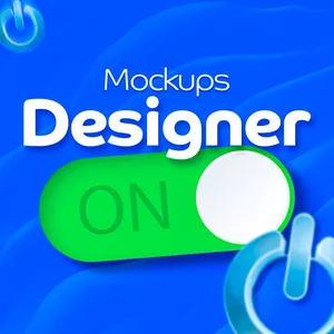 Imagen de portada para Curso online Mockups Designer On - Pack con más de 100 mockups.