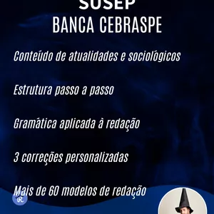 Imagem de capa para o Curso online Curso de Redação para a SUSEP - Banca CEBRASPE