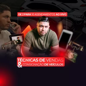 Imagem de capa para o Curso online Treinamento de vendas e consignação de veículos
