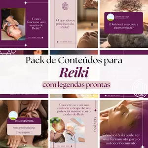 Imagem de capa para o Curso online Pack Digital Reiki -  Magnetic Creations