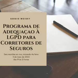 Imagem de capa para o Curso online Adaptação da Lei Geral de Proteção de Dados (LGPD) para Corretores de Seguros