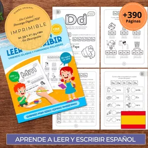 Imagen de portada para Curso online 📘✏️ Aprende a Leer y Escribir Jugando – Edición Hispanoamericana