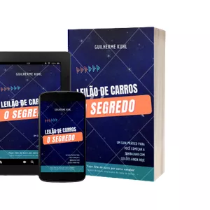 Imagem de capa para o Ebook Leilão de carros, o segredo