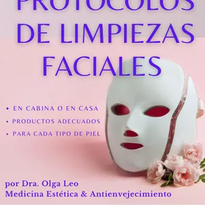 Imagen de portada para Ebook PROTOCOLOS DE LIMPIEZAS FACIALES 2024, EN CABINA O EN CASA. (GUIA COMPLETA)