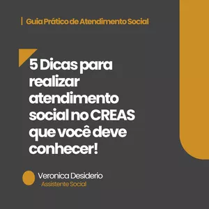 Imagem de capa para o Ebook 5 dicas para Atendimento Social no CREAS