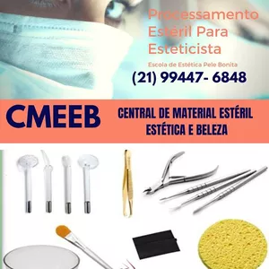 Imagem de capa para o Curso online Cursos Central de Esterilização em Estética e Beleza - Biossegurança
