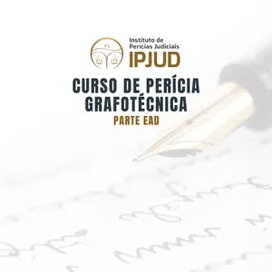 Imagem de capa para o Curso online Parte EAD - Curso de Perícia Grafotécnica