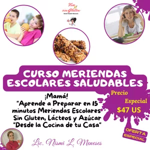 Imagen de portada para Curso online Curso Meriendas Escolares Saludables Lic. Nismi L. Meneses