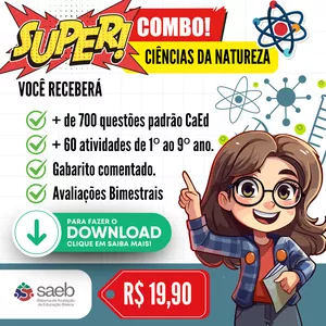 🧪Super Combo Volta às Aulas - Ciências da Natureza🧪
