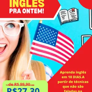 Imagem de capa para o Ebook Inglês pra ontem !