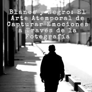 Imagen de portada para Ebook Blanco y Negro El Arte Atemporal de Capturar Emociones a Través de la Fotografía