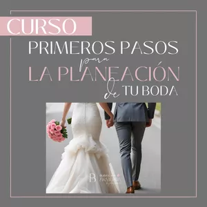 Imagen de portada para Curso online CURSO Primeros pasos para la planeación de tu boda