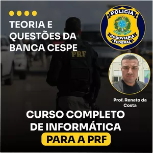 Imagem de capa para o Curso online CURSO DE INFORMÁTICA PARA PRF
