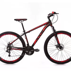 Imagem de capa para o Curso online Bicicleta XKS Aro 29 Alumínio-Freio A Disco 21v-preta com Vermelha-Quadro21.