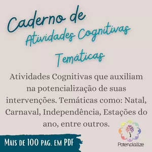 Imagem de capa para o Ebook Atividades Cognitivas - Temáticas
