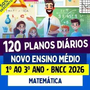 Imagem do curso PLANOS DIÁRIOS - MATEMÁTICA - Ensino Médio - BNCC 2026