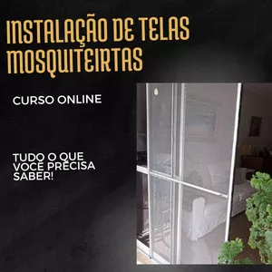 Curso online profissionalizante prático : Instalador de tela mosquiteira