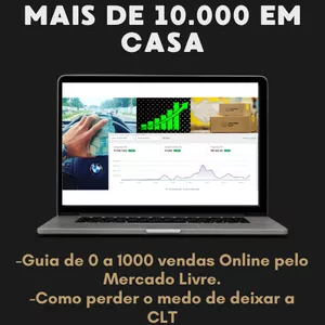 Imagem de capa para o Ebook Método como faturar 10.000 em casa