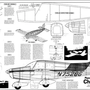 Cover image for Ebook Planta Aeromodelo PIPER CHEROKEE