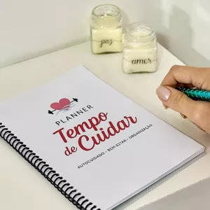 Imagem de capa para o Ebook Planner tempo de cuidar 