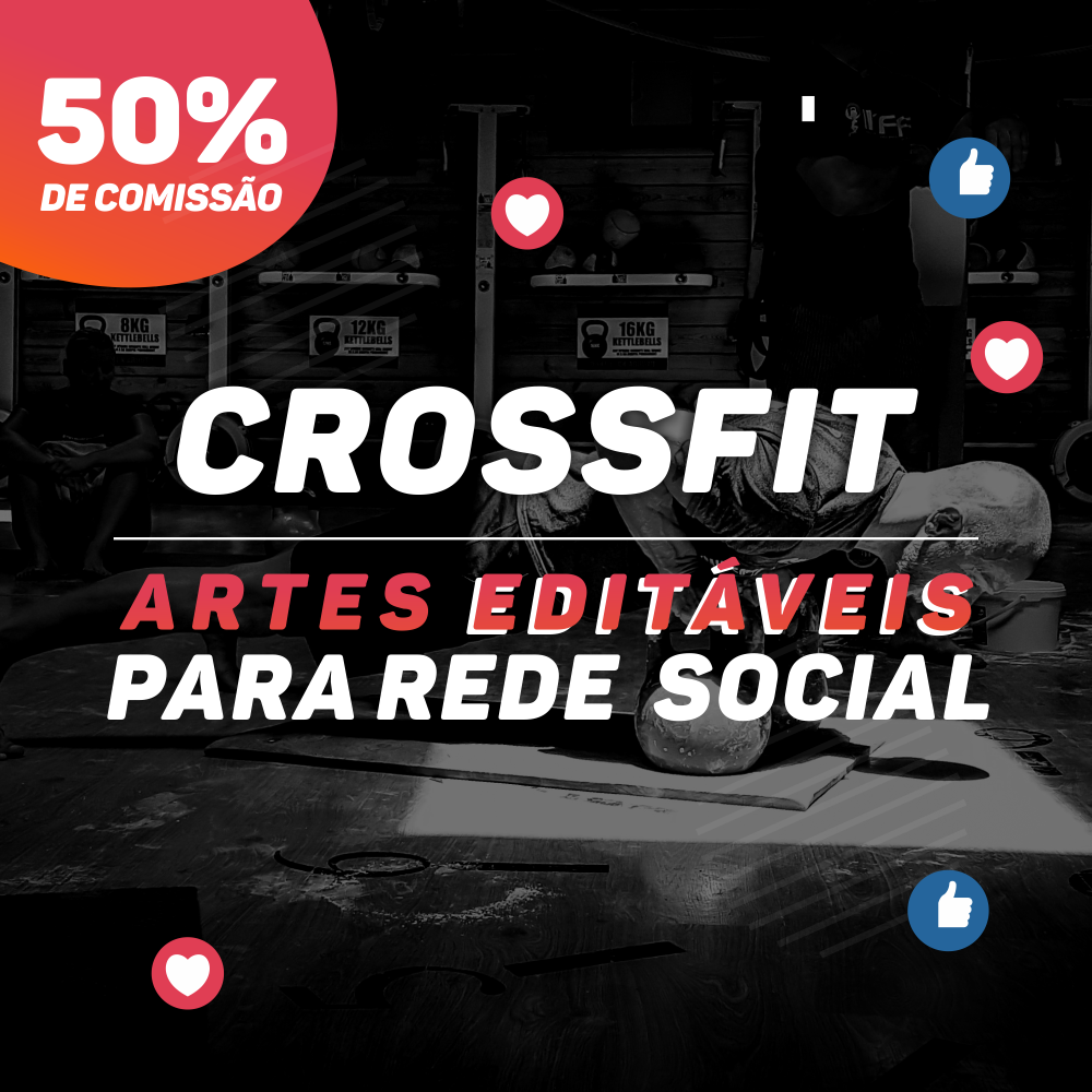 Imagem do curso 50 Artes Editáveis para CrossFit - Power Point e Corel Draw