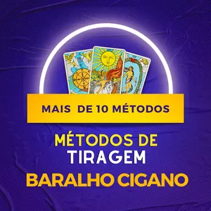 Imagem de capa para o Curso online Métodos de Tiragem Baralho Cigano