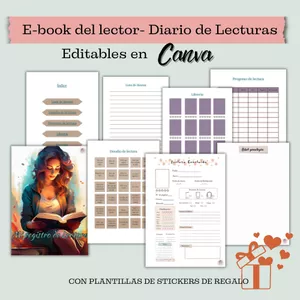 Imagen de portada para Ebook E-book del Lector 1(Diario de lecturas)