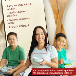 Imagem de capa para o Ebook 30 receitas para você praticar nas férias uma lancheira turbinada para a volta as aulas!