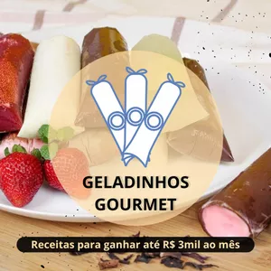 Imagem principal do produto Geladinhos Gourmet - Ganhe de 1 à 3 mil reais por mês