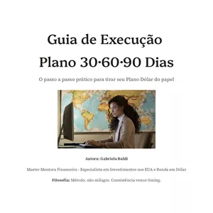 Imagem de capa para o Ebook Guia de Execução  Plano 30/60/90 Dias
