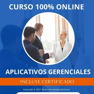 Imagen de portada para Curso online Curso completo 100% Online de Aplicativos Gerenciales incluye libro y certificado