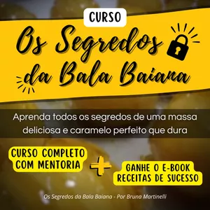 Imagem de capa para o Curso online Curso Os Segredos da Bala Baiana 