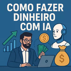 Imagem de capa para o Ebook Como fazer dinheiro com IA