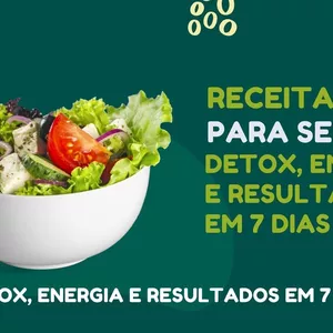 Imagem de capa para o Ebook RECEITAS PARA DIETA DETOX, ENERGIA E RESULTADOS EM 7 DIAS