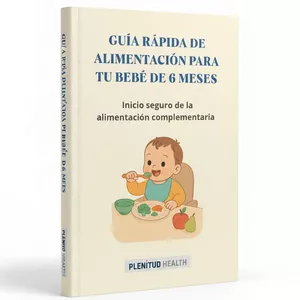 Imagen de portada para Ebook Guía Rápida de Alimentación Complementaria para tú bebé de 6 meses.