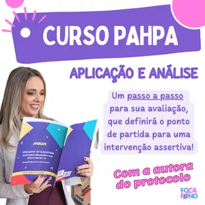 Curso CURSO PAHPA- Aplicação e Análise - INSCRIÇÕES ABERTAS